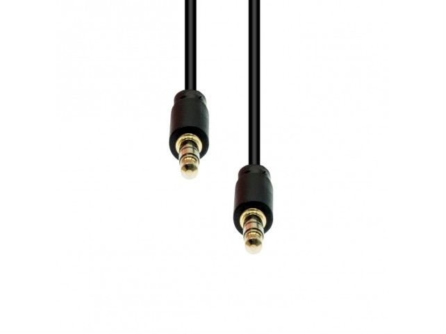ProXtend 4-Pin Slim Cable M-M Black  0.5M