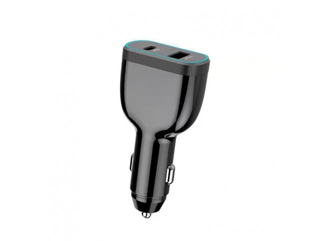 CoreParts USB-C Car Charger for Laptop,  Mobile, & tablets 78W 5V 3A -