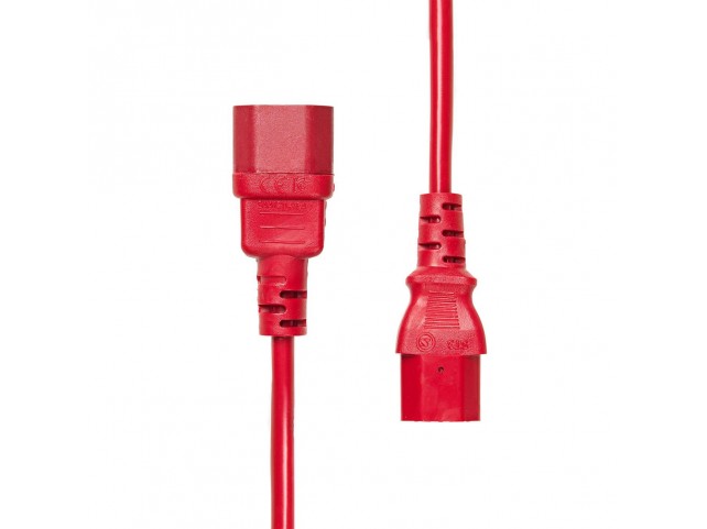 ProXtend Power Extension C13 to C14  0.75M Red