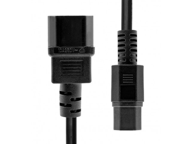 ProXtend Power Cord C14 to C15 0.5M  Black