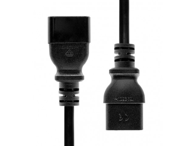 ProXtend Power Extension Cord C19 to  C20 1M Black