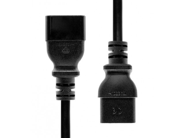 ProXtend Power Extension Cord C19 to  C20 3M Black