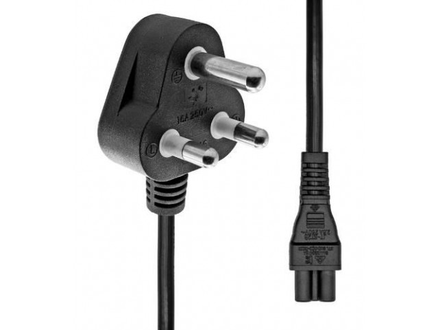 ProXtend Angled Type D (India) to C5  Power Cord ..