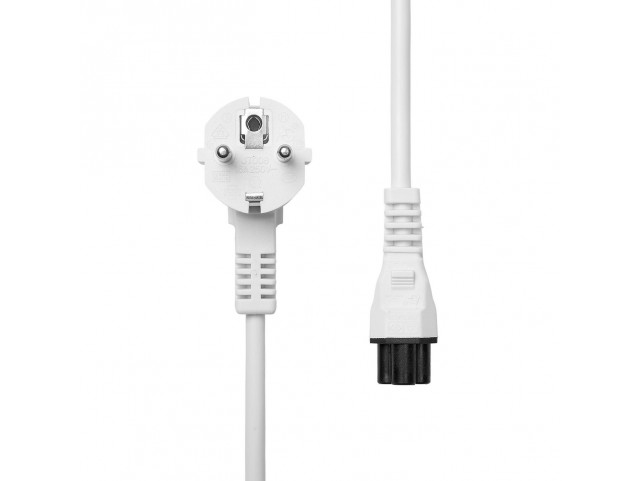 ProXtend Power Cord Schuko Angled to  C5 1M White