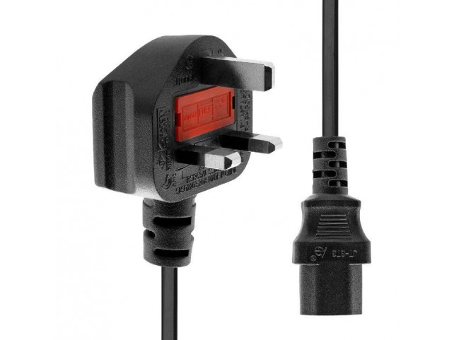 ProXtend Power Cord UK to C13 1M Black  