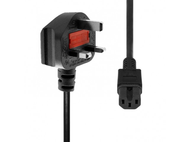 ProXtend Power Cord UK to C15 1M Black  