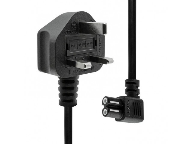 ProXtend Power Cord UK to angled C7 2M  Black