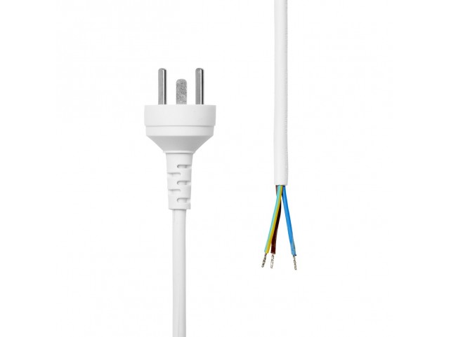 ProXtend Power Cord Denmark EDB to  Open End 1M White