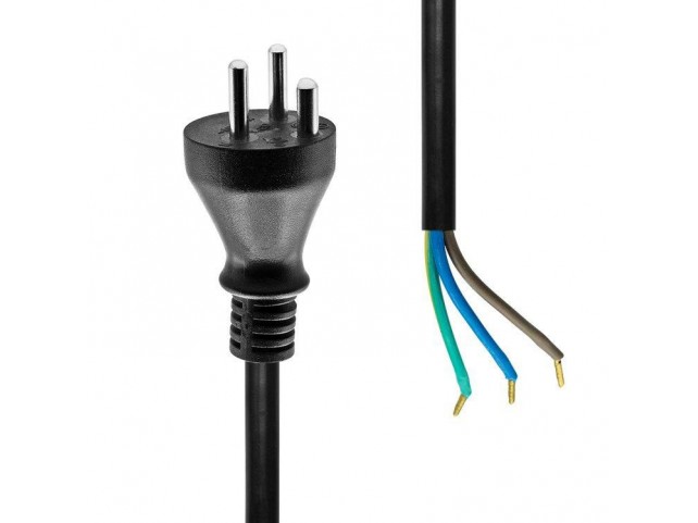 ProXtend Power Cord Denmark to Open  End 1M Black