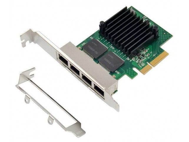 ProXtend PCIe X4 Quad RJ45 Gigabit  Ethernet NIC
