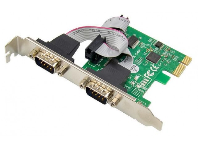 ProXtend PCIe 2S DB9 RS232 Serial Card  