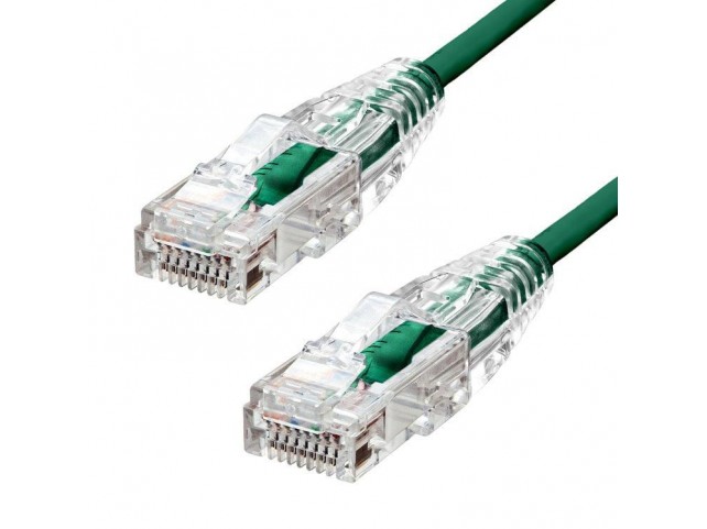 ProXtend Ultra Slim CAT6A U/UTP CU  LSZH Ethernet Cable Green