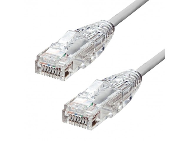 ProXtend Slim CAT6A UTP Ethernet Cable  Grey 7.5m