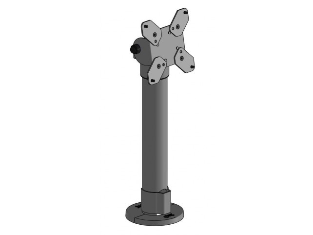 Ergonomic Solutions POLE MOUNT with connection  for VESA 75/100 Screen - White