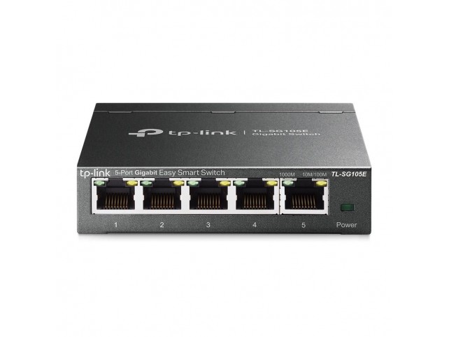 TP-Link Switch 5x GE TL-SG105E  TL-SG105E, L2, Gigabit