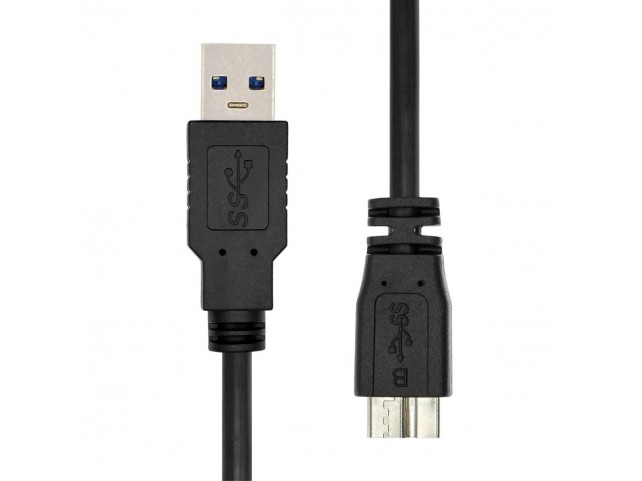 ProXtend USB 3.2 Gen1 A to Micro B M/M  Black 0.5M