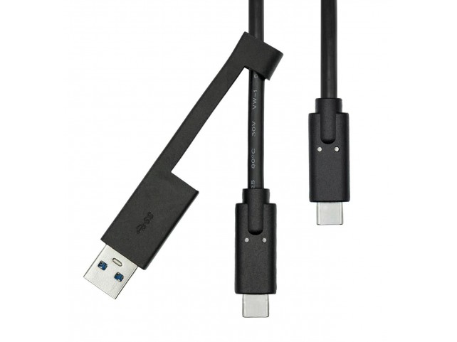 ProXtend USB-C 3.2 G2 Cable with USB-A  Adapter 1M