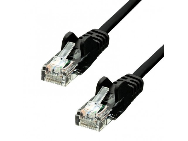 ProXtend CAT5e U/UTP CCA PVC Ethernet  Cable Black 25cm