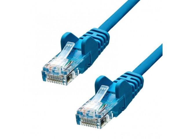 ProXtend CAT5e U/UTP CCA PVC Ethernet  Cable Blue 25cm