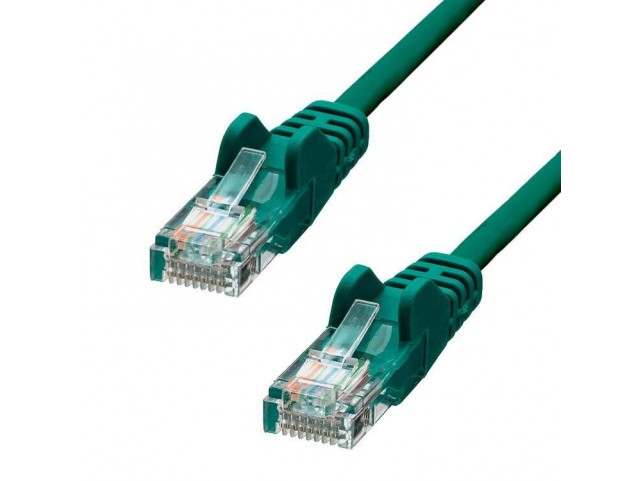 ProXtend CAT5e U/UTP CCA PVC Ethernet  Cable Green 25cm