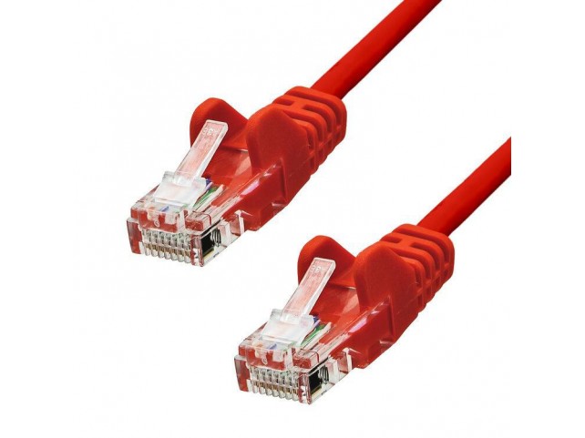 ProXtend CAT5e U/UTP CCA PVC Ethernet  Cable Red 25cm