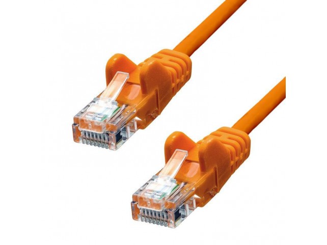 ProXtend CAT5e U/UTP CCA PVC Ethernet  Cable Orange 20cm