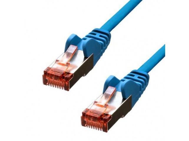 ProXtend CAT6 F/UTP CCA PVC Ethernet  Cable Blue 20cm