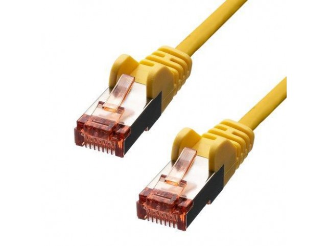 ProXtend CAT6 F/UTP CCA PVC Ethernet  Cable Yellow 20cm