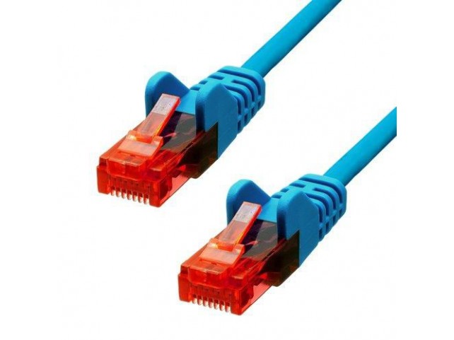 ProXtend CAT6 U/UTP CCA PVC Ethernet  Cable Blue 25cm