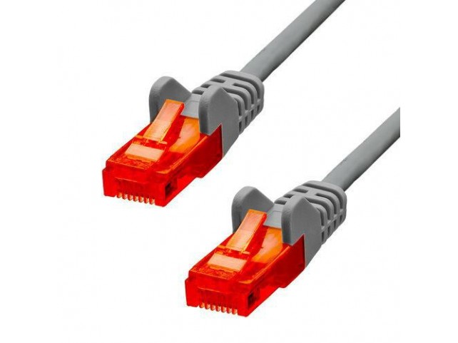 ProXtend CAT6 U/UTP CCA PVC Ethernet  Cable Grey 25cm