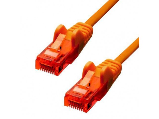 ProXtend CAT6 U/UTP CCA PVC Ethernet  Cable Orange 25cm