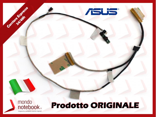 Cavo Flat LCD ASUS S300CA (Con MICROFONO) MODELLO TOUCH (~ 21,5 Cm)