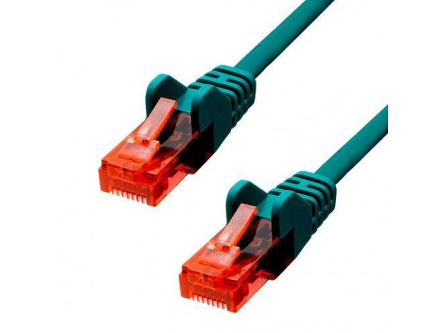 ProXtend CAT6 U/UTP CCA PVC Ethernet  Cable Green 30cm