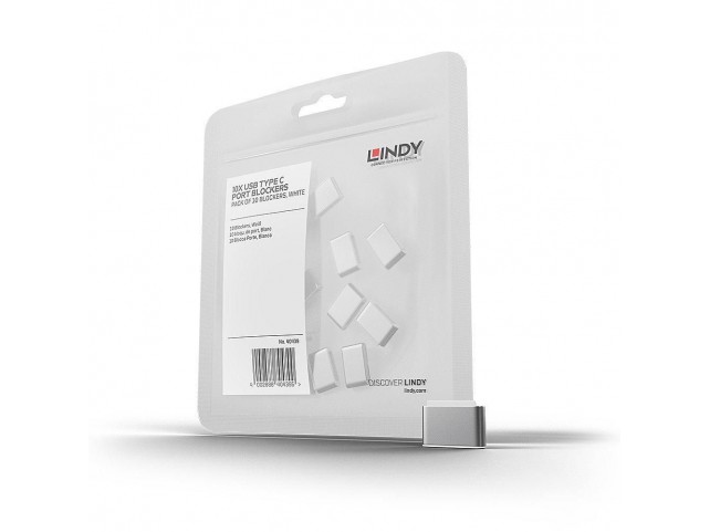 Lindy 40439 port blocker USB Type-C  White 10 pc(s) 40439, USB