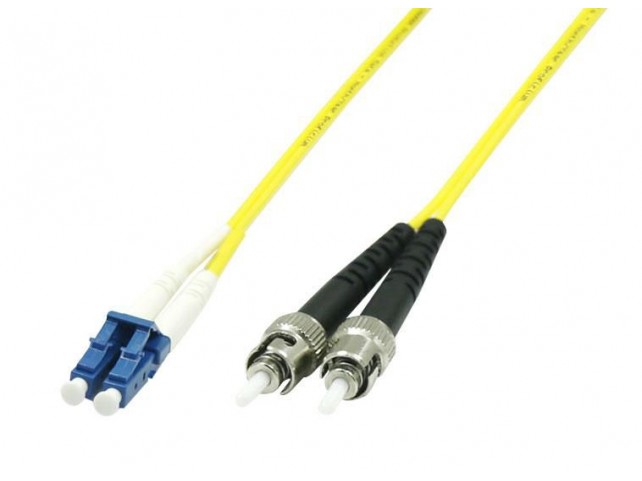 MicroConnect LC/UPC-ST/UPC 2m OS2  SM Duplex LSZH OD: 2mm, 0.3db