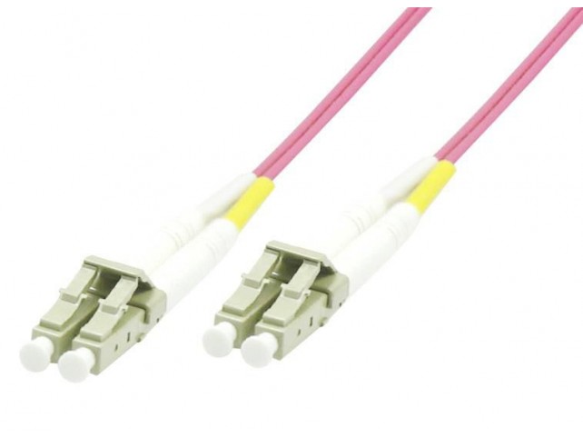 MicroConnect LC/UPC-LC/UPC 50m OM4  MM Duplex LSZH OD: 2mm, 0.3dB