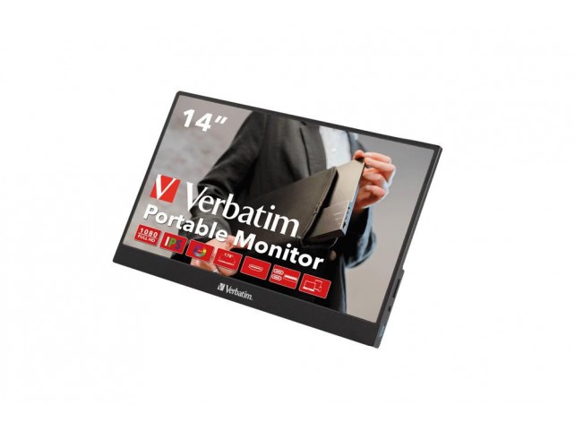 Verbatim PM-14 Portable Monitor 14"  Full HD 1080p