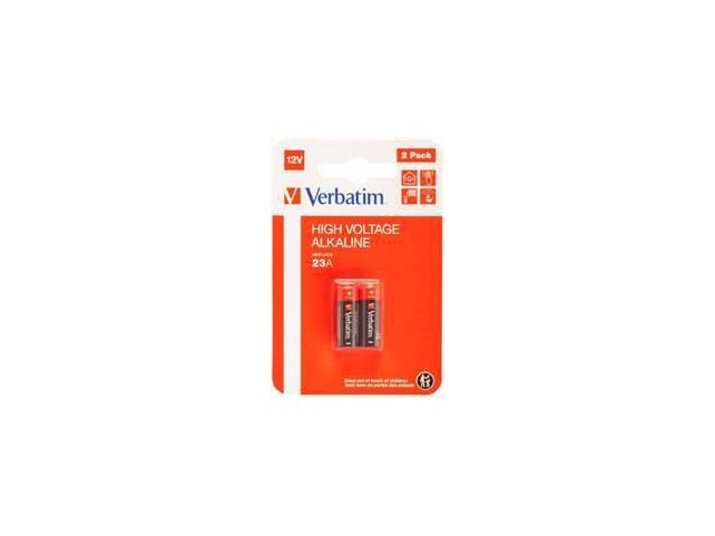 Verbatim ALKALINE BATTERY 23A  (MN21/A23) 12V 2 PK