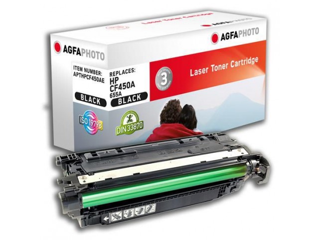 TONER BLACK, RPL. CF450A 655A  APTHPCF450AE, 12500 pages,