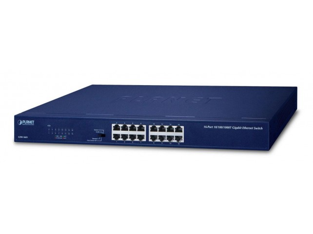 Planet 16-P 10/100/1000Mbps Gigabit  Ethernet Switch