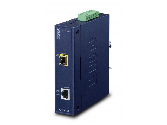 Planet IP30 Industrial 10/100/1000T  to 100/1000X SFP Gigabit