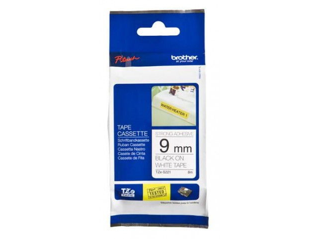 Brother Tzes221 Label-Making Tape Tz  