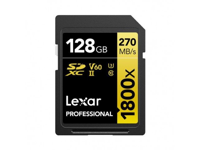 Lexar Memory Card 128 Gb Sdxc  Uhs-Ii Class 10