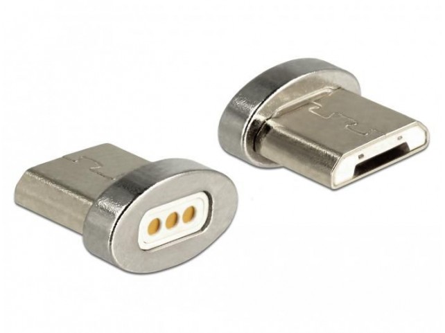 Delock Magnetic Adapter USB Type  Micro-B male