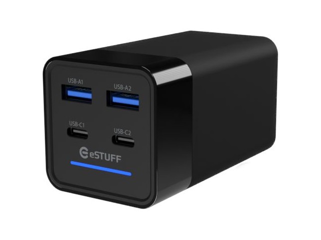 eSTUFF Multi charger PD120W 2C+2A  