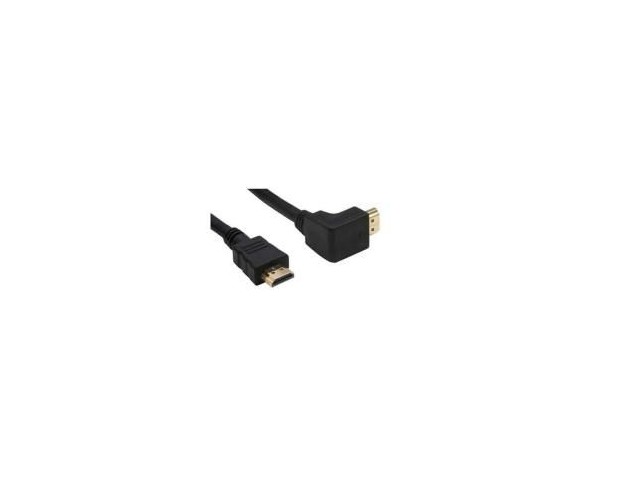 MicroConnect HDMI straight to HDMI 90  degrees angled 10m A-plug,