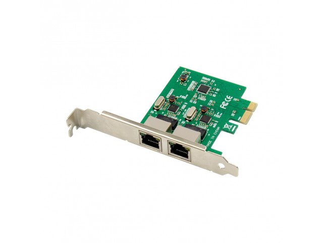 MicroConnect PCI-E 8111F Dual-RJ45 Gigabit  Ethernet NIC