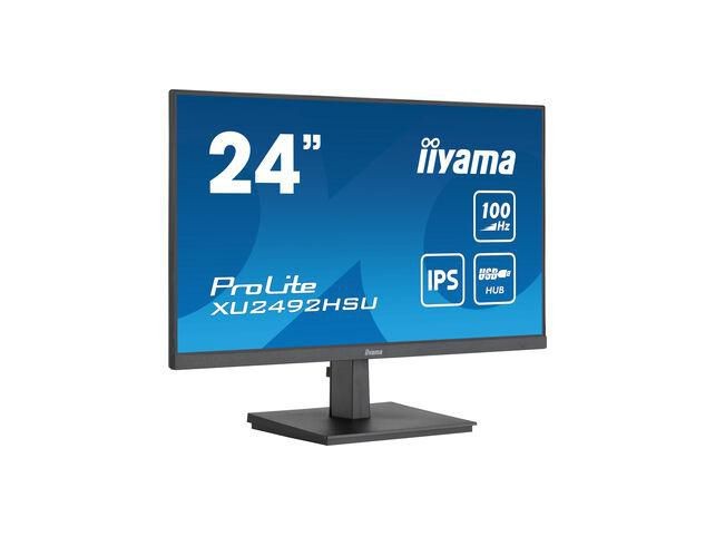 iiyama 24" ETE IPS-panel,  1920x1080@100Hz, 250cd/mý,