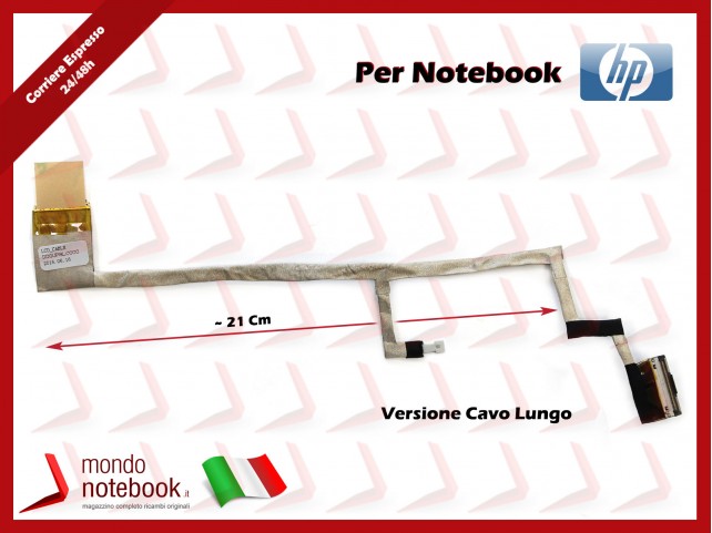 Cavo Flat LCD HP DV6-1000 DV6-1100 DV6-1200 DV6-2000 (Versione 3) LED LUNGO