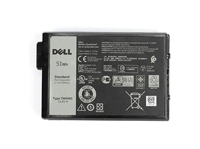 Dell Battery, 51WHR, 3 Cell,  Lithium Ion DMF0C, Battery,